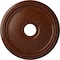 Ekena Millwork Diane Medallion (Canopies up to 5 3/8"), 18"OD x 3 5/8"ID x 1 1/8"P, Burnished Mahogany Crackle CM18DIBMC - alternate 1